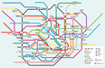 Tokyo metro map.