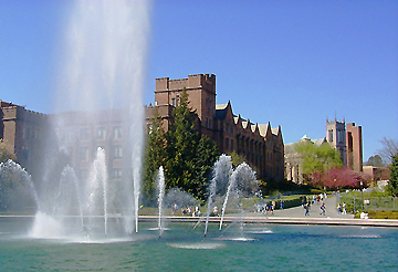 Central Fountain at University of Washington