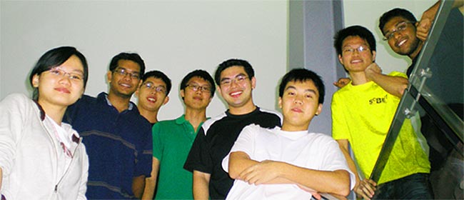 From left to right: Shu Jing, Naveen, Ming Hao, Mervin, Samuel, Zhu Meng, Kuan Chien, Arshath.